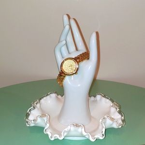 Burgi Crystal Diamond Pattern Watch – BUR170